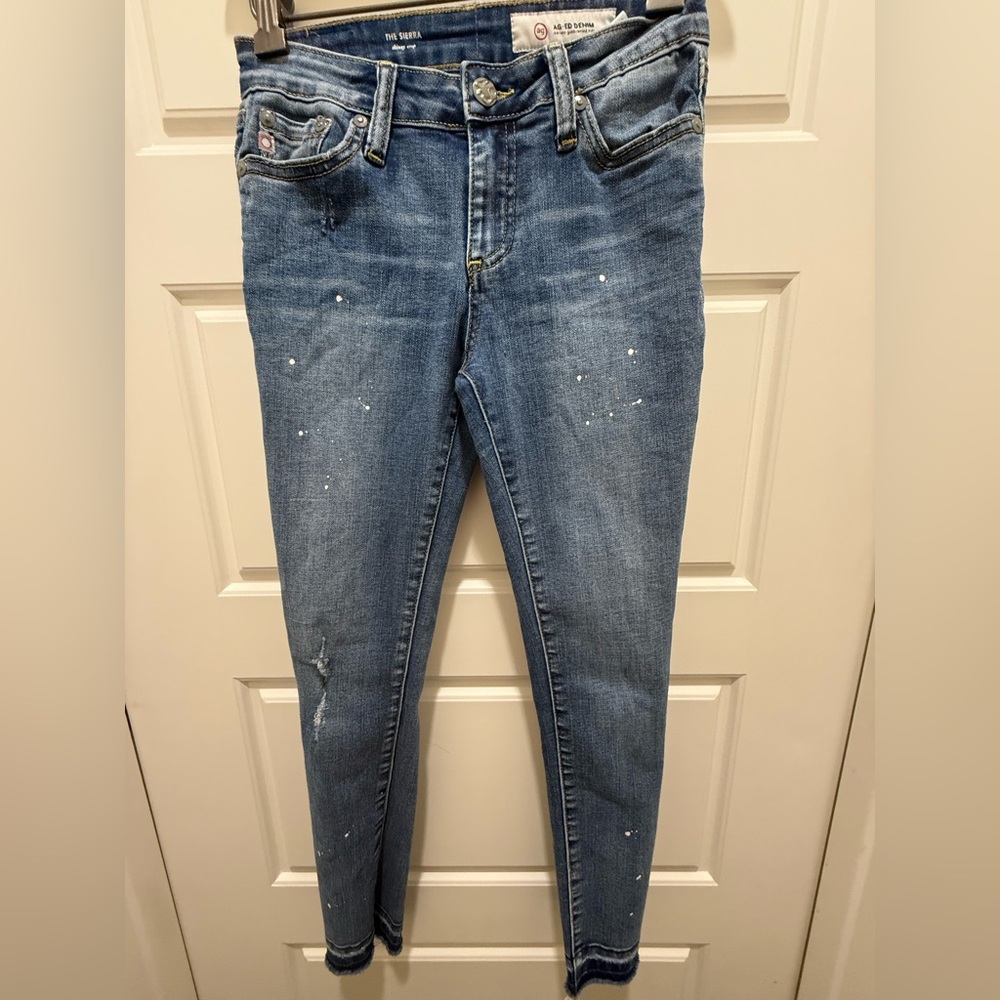 AG Adriano Goldschmied Girl’s Sierra Cropped Jean. Size 14